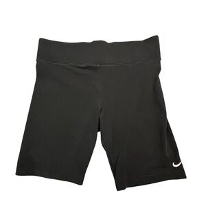 Nike Bike Shorts Women Size 2XL Classics High Waisted Black CJ2661-010 Spandex